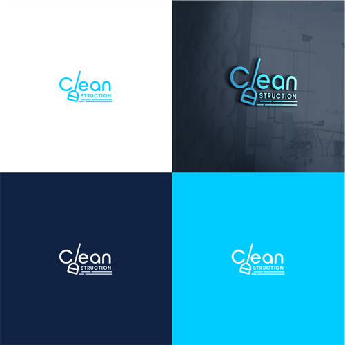 Highend construction cleaning company needs sleek logo Logo design