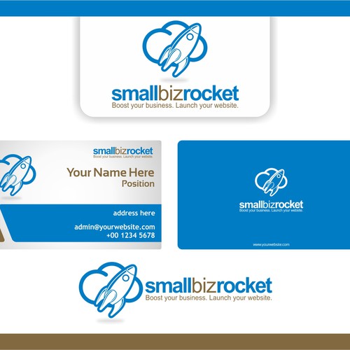 Help Small Biz Rocket with a new logo Design by geedsign
