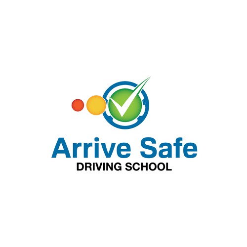 Create a eyecatching driving school illustration / logo for Arrive Safe. Design by Footstep