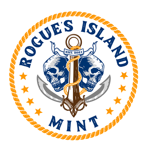 Rogue's Island Mint Logo Design by Ongie