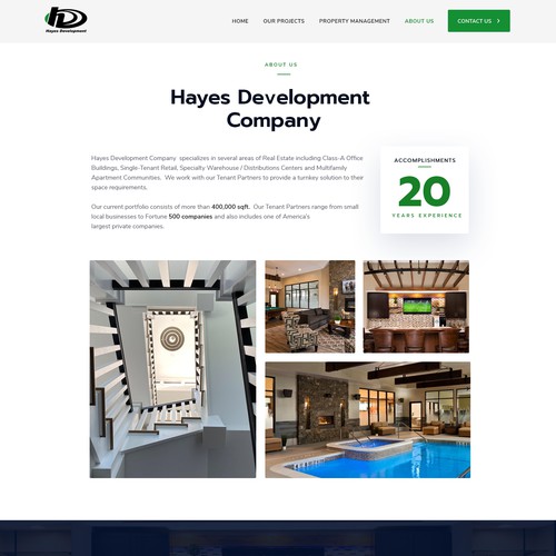 **Upgrade** existing website.  Tons of High Res existing imagery! Design by FuturisticBug