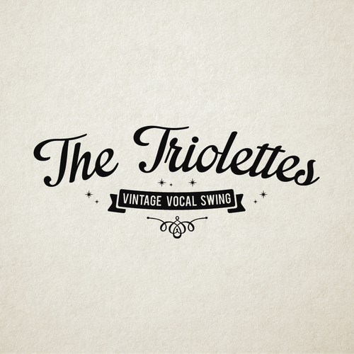 Three professional female singers (The Triolettes) are looking for a retro-chique, curly-feminine logo!! Design by phete