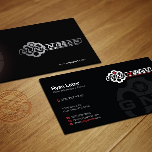 I need a tactical business card!!! Design by KZT design