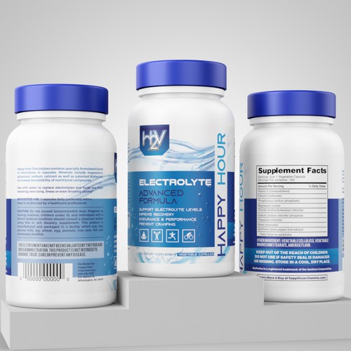 Electrolyte supplement label Design by Pice Wilf