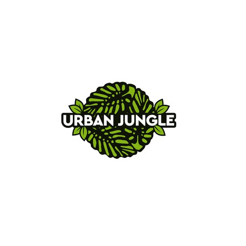 Logo for "Urban Jungle - Bar" - a jungle themed, modern and innovative restaurant Design by Byte&Pixel