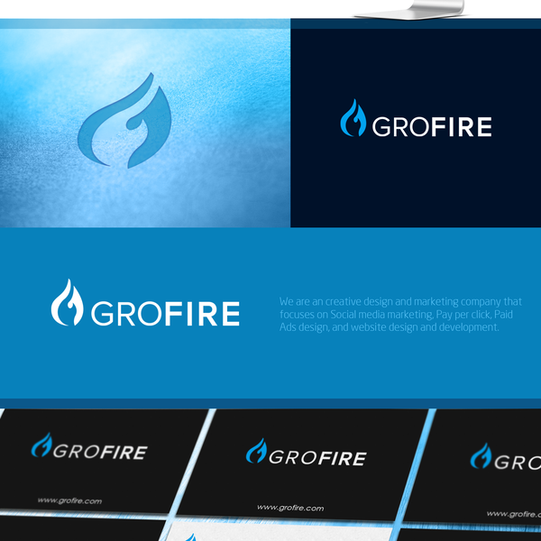 Create a professional logo for GROFIRE