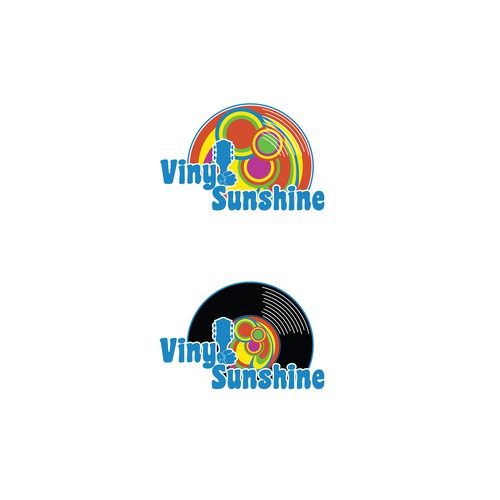 Vinyl Sunshine needs an uplifting retro, 60s/70s BAND logo Design by Kristina2-d