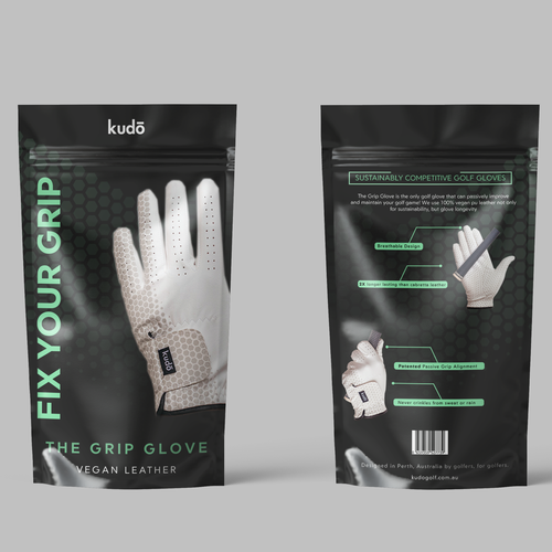 Designs Modern Golf glove packaging contest! Product packaging contest