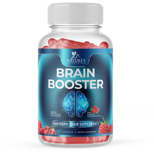 Brain Booster Supplement Design Needed for Nature's Nutrition Design by UnderTheSea™