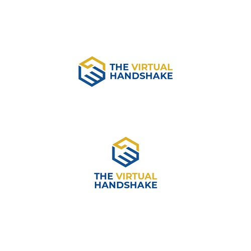 Modern logo - brand refresh for The Virtual Handshake Diseño de andreastan