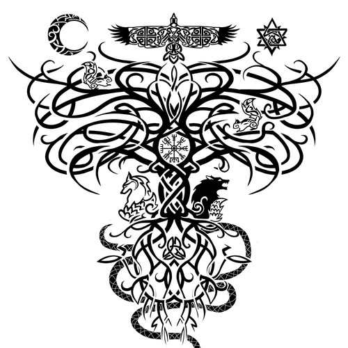 Norse Mythology Tree Of Life Tattoo - Best Tattoo Ideas