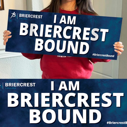 College Acceptance Sign Design by SoftSkills