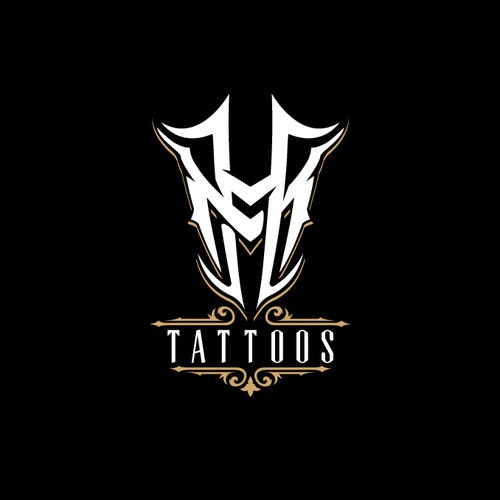 Darkart logo for an up & coming tattoo artist. Design by Art`len