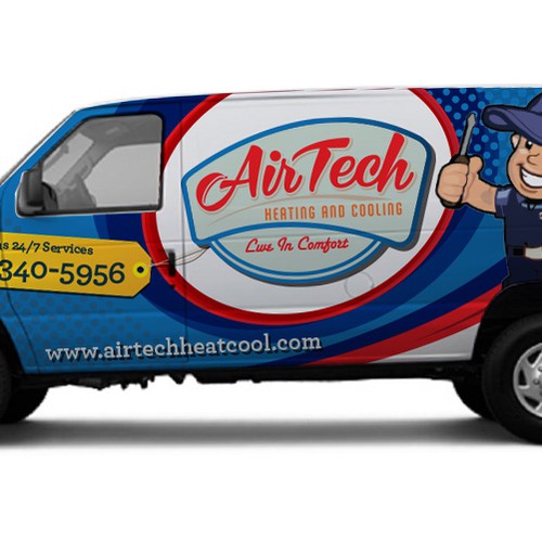 Create the next signage for Airtech heating and cooling Design by Priyo