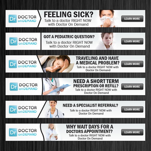 New banner ad wanted for Doctor On Demand Design by ★NaYaRaJ★