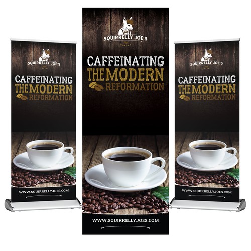 Coffee Company Trade Show Banner Design by Aziz-Creative