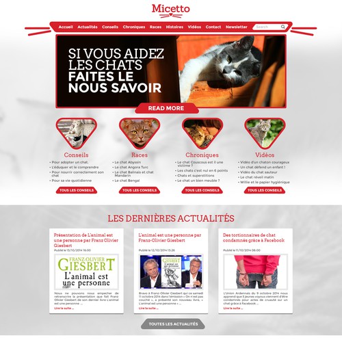 Web page design contest entry by GFX Daddy