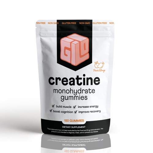 Bag Design for Creatine Monohydrate Gummy brand Design by Fredrick Balois