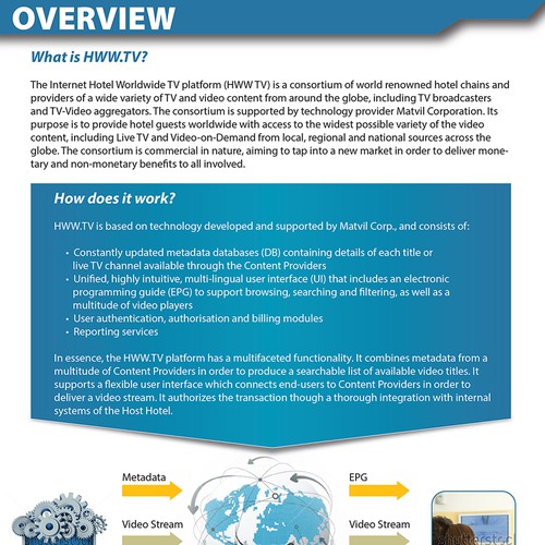 Create a corporate B2B brochure design Design by V.M.74