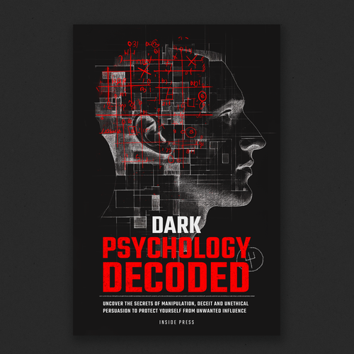 Intriguing Cover for Book on the "Mysteries of Dark Psychology" Design by kustasbudrikas
