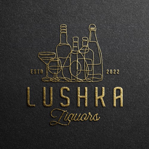 Catchy & Powerful Liquor Store Logo Design by M. Castillo Design