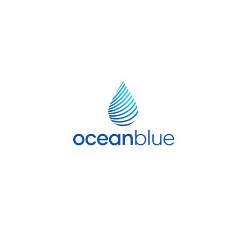 Ocean Blue is seeking new logo for its waste treatment business. Design by Dmitri Cezaro