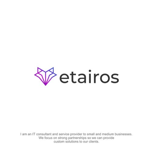 A noticeable logo with pop for an IT provider that wants to be different Design by ''Nike''