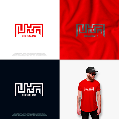 DJ Name Logo Needed for Marketing- NKA (No Kids Allowed) Design by Alënaillustrator