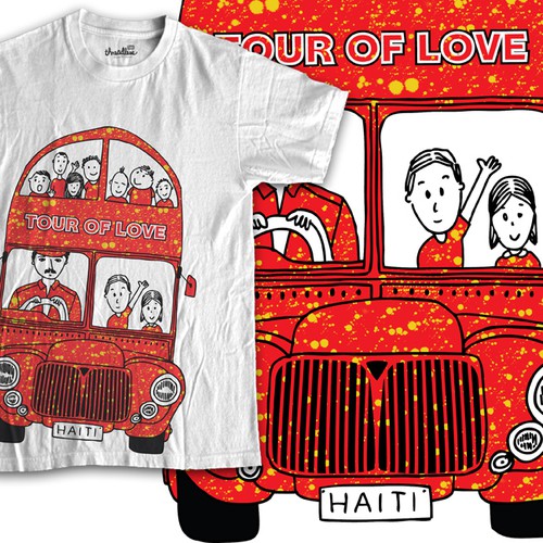 Wear Good for Haiti Tshirt Contest: 4x $300 & Yudu Screenprinter Design by Mr. Ben