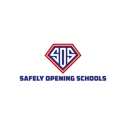 Logo for a group of Super Hero's working to get Kids back to school Design by ES STUDIO