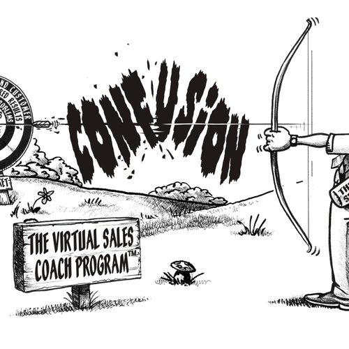 FUN Business Cartoon Illustration for Consulting Firm!
