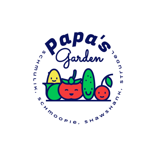 Fun garden logo for our kids to honor grandpa Design by tuanrobo