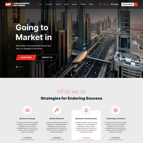 Designs | MP Website Redesign | Web page design contest