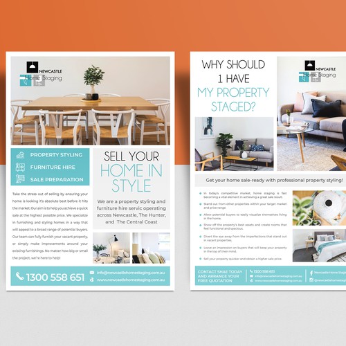 Home Staging Double-sided Flyer UPDATE | Postcard, flyer or print contest