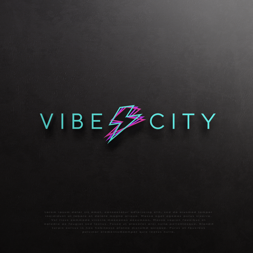 We need a fun, neon vibey, urban, street style logo design for our boutique fitness studio "Vibe City" Design by Michael San Diego CA
