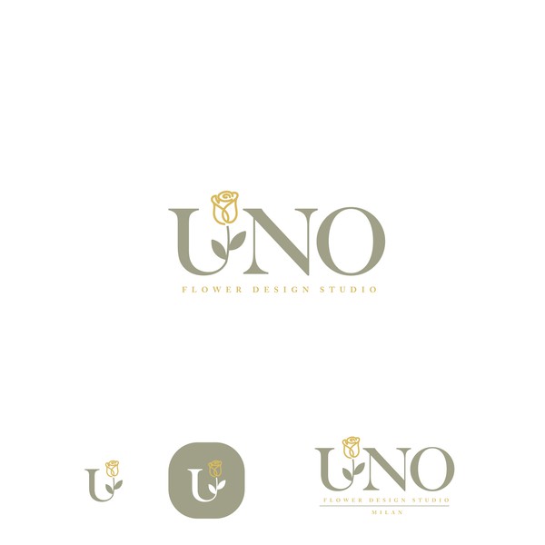 Logo for flower studio