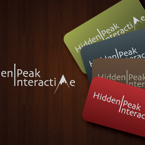 Logo for HiddenPeak Interactive Design by Juniper Co.