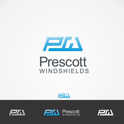 Windshield Replacement and repair logo Design by maneka