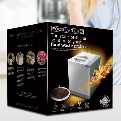 Food Cycler Indoor Composter Package Design Design by Mr. Ozz
