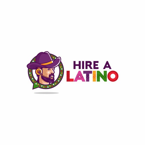 Powerful design for our software platform logo about hiring remote latino workers Design by Monkey_Zen