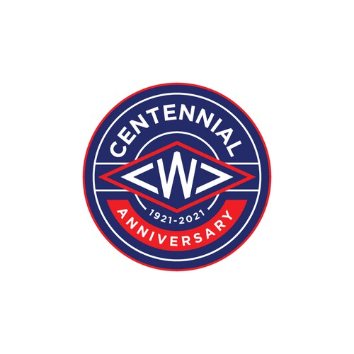 Centennial Anniversary Logo-ontwerp door struggle4ward