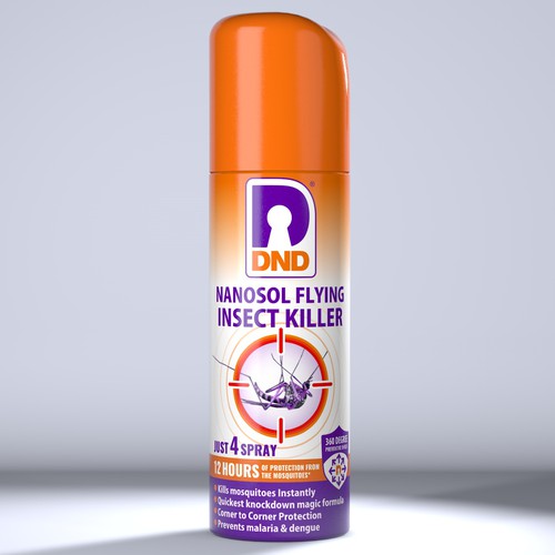 Design a standout label for a Super Effective Insect Killer Spray Design réalisé par P.D.S.