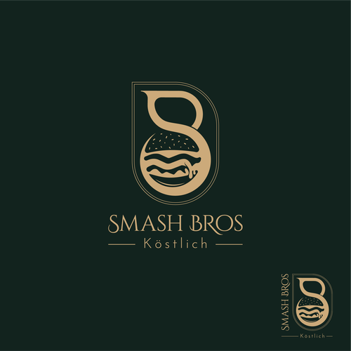 Wir möchten ein Logo mit Wiedererkennungswert für unser Burgerrestaurant Smash Bros Design by Artdityax