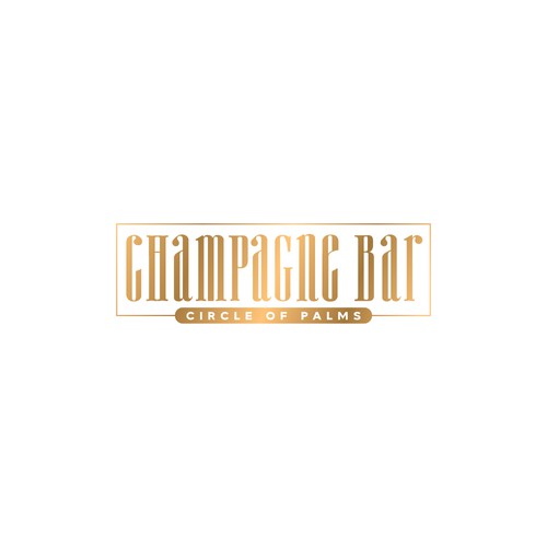 Luxury and modern Champagne Bar logo-ontwerp door TheLogo69