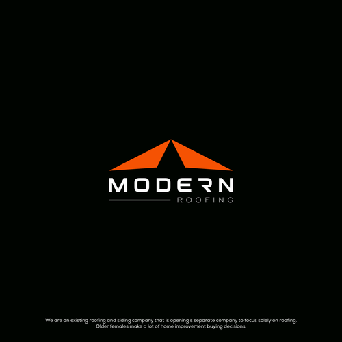 Modern Roofing - A new (modern looking) company in an old (not modern) industry Design by LEXItheDolphin