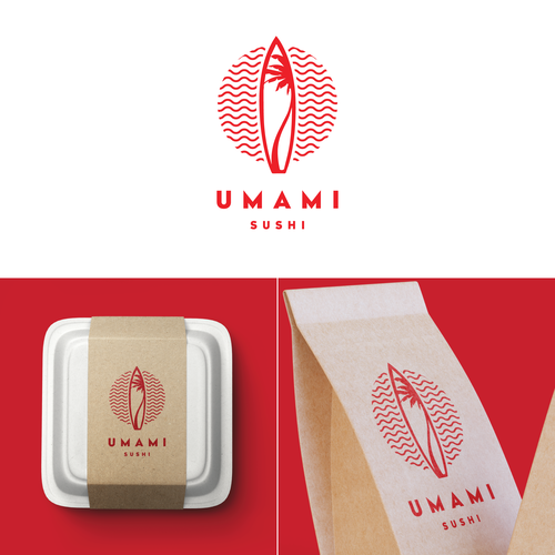"Umami Sushi (The specialty store)" winning Logo design