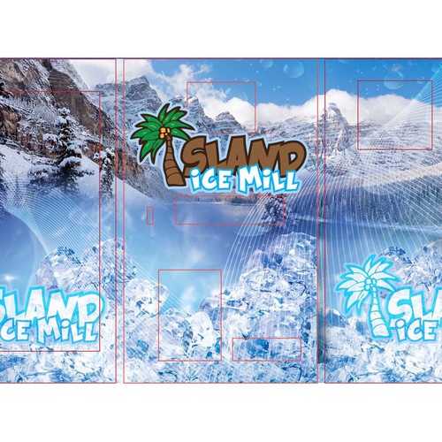 Create a vinyl wrap for a ice vending machine Design by S.U.P.A.T.A