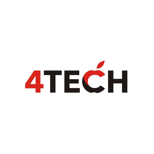 4Tech - Logo Design by plus44