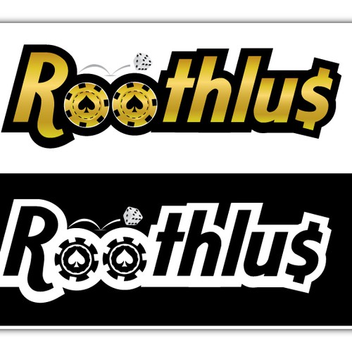 Logo for World-Class Online Poker Player Adam "Roothlus" Levy Design von BW Designs