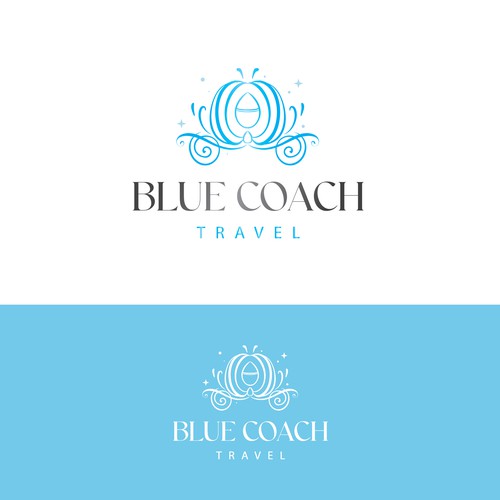 Design a beautiful logo for a travel business. Design by moon.design